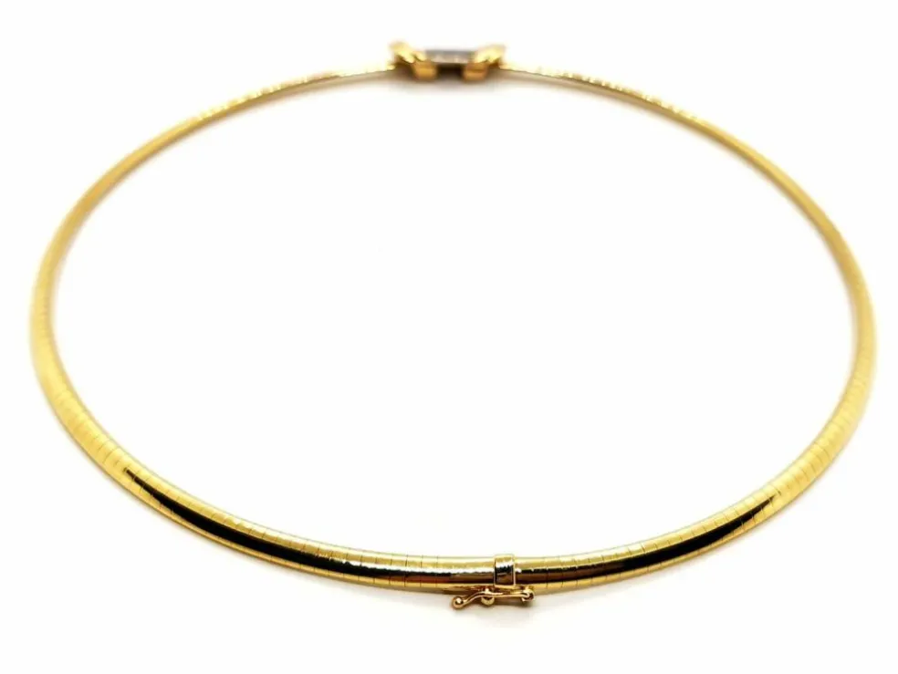 Collier Maille oméga Or jaune Diamant
