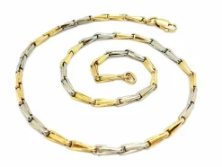 Collier Maille Or jaune, Or blanc