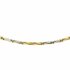 Collier Maille Or jaune, Or blanc