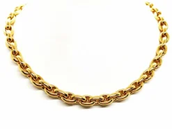 Collier Maille ovale Or jaune