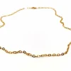 Collier Maille ovale Or jaune