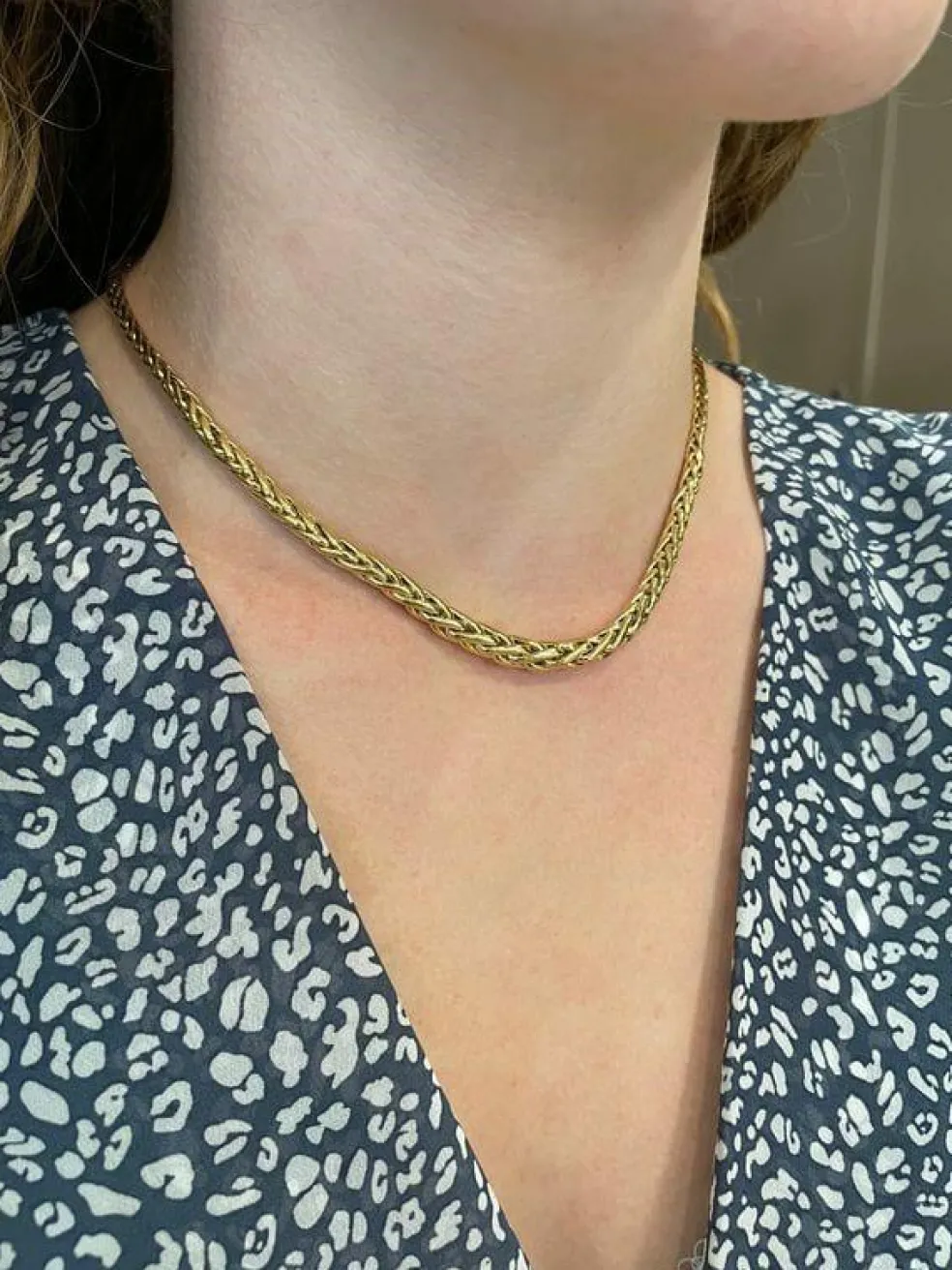 COLLIER MAILLE PALMIER CHUTE