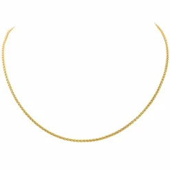 Collier Maille palmier Or jaune