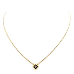 Collier Maille palmier Or jaune Diamant