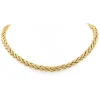 Collier Maille palmier Or jaune