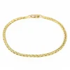 Collier Maille palmier Or jaune