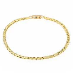 Collier Maille palmier Or jaune