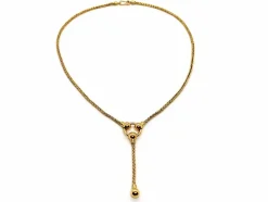 Collier Maille palmier Or jaune