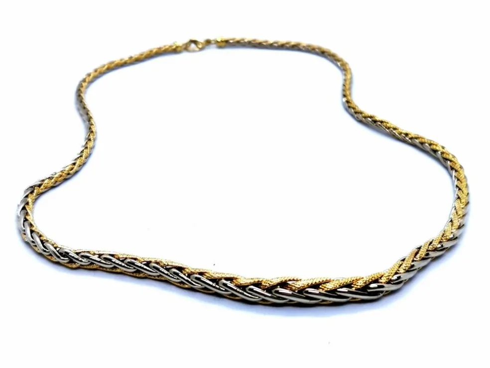 Collier Maille palmier Or jaune