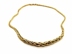 Collier Maille palmier Or jaune