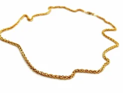 Collier Maille palmier Or jaune