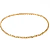 Collier Maille palmier Or jaune