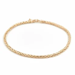Collier Maille palmier Or jaune