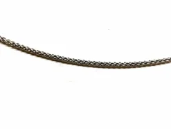 Collier Maille palmier Or blanc