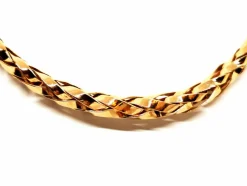 Collier Maille palmier Or rose
