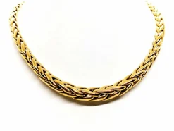 Collier Maille palmier Or jaune
