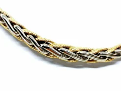 Collier Maille palmier Or jaune