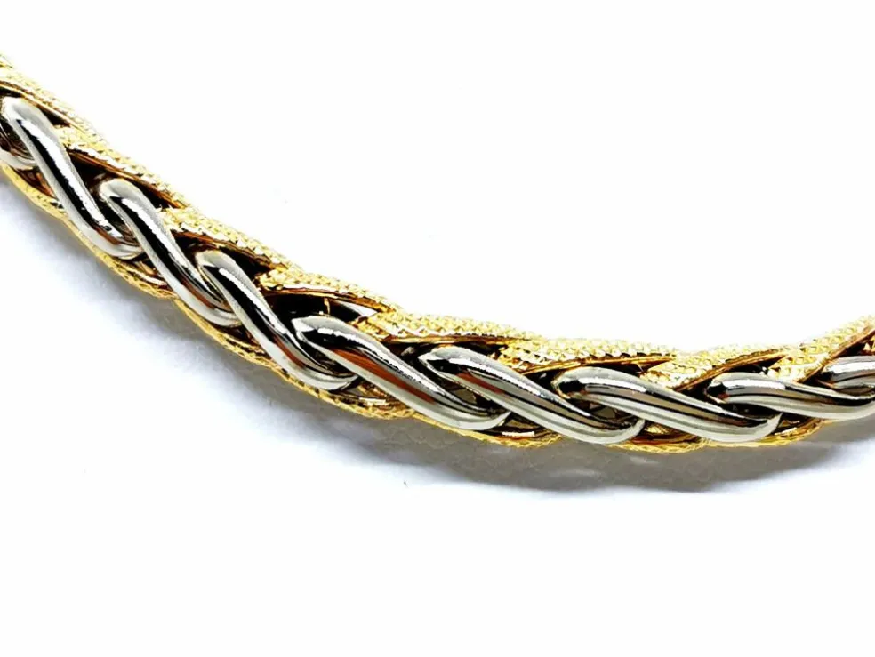 Collier Maille palmier Or jaune