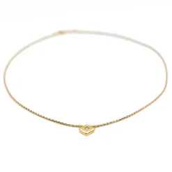 Collier Maille palmier Or jaune Diamant