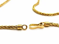 Collier Maille palmier Or jaune