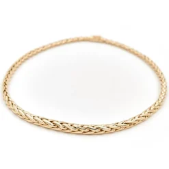 Collier Maille palmier Or jaune