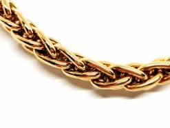 Collier Maille palmier Or jaune