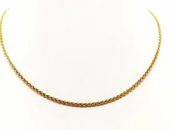Collier Maille palmier Or jaune