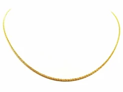 Collier Maille palmier Or jaune