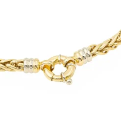 Collier Maille palmier Or jaune