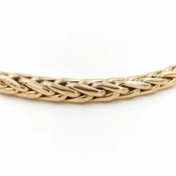 Collier Maille palmier Or jaune