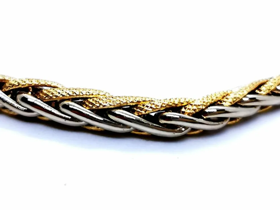 Collier Maille palmier Or jaune