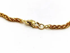 Collier Maille palmier Or jaune
