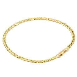 Collier Maille palmier Or jaune