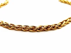 Collier Maille palmier Or jaune