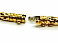 Collier Maille palmier Or jaune