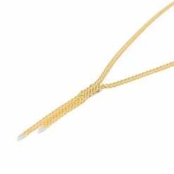 Collier Maille palmier Or jaune Diamant