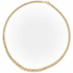 Collier Maille palmier Or jaune