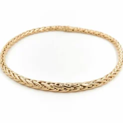 Collier Maille palmier Or jaune