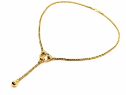 Collier Maille palmier Or jaune