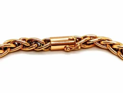 Collier Maille palmier Or jaune