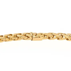 Collier Maille palmier Or jaune
