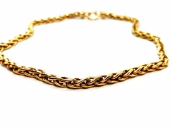 Collier Maille palmier Or jaune
