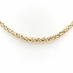 Collier Maille palmier Or jaune