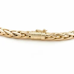 Collier Maille palmier Or jaune
