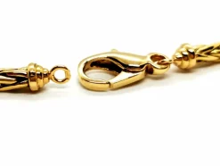 Collier Maille palmier Or jaune