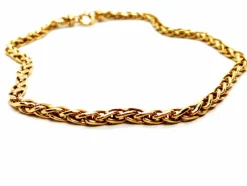 Collier Maille palmier Or jaune
