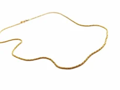 Collier Maille palmier Or jaune