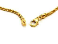 Collier Maille palmier Or jaune
