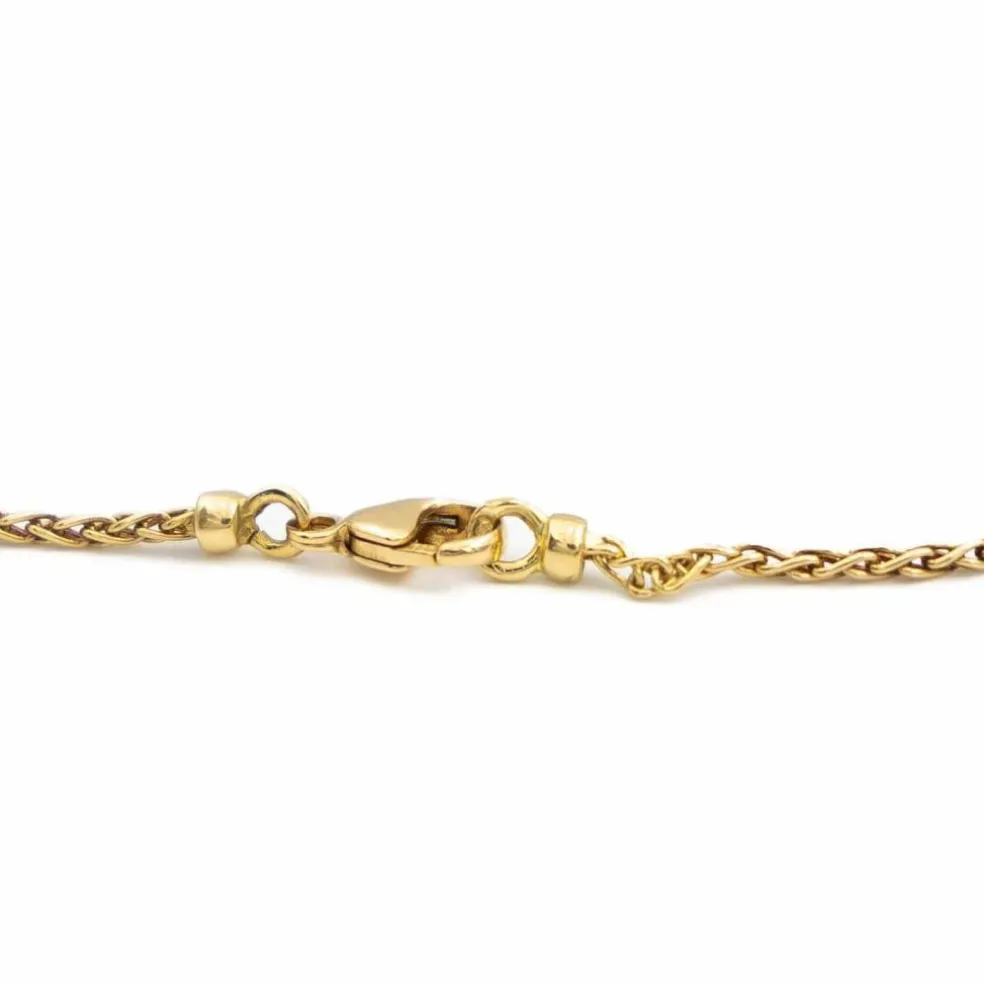 Collier Maille palmier Or jaune Diamant