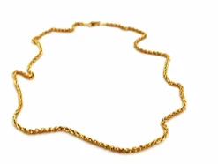 Collier Maille palmier Or jaune
